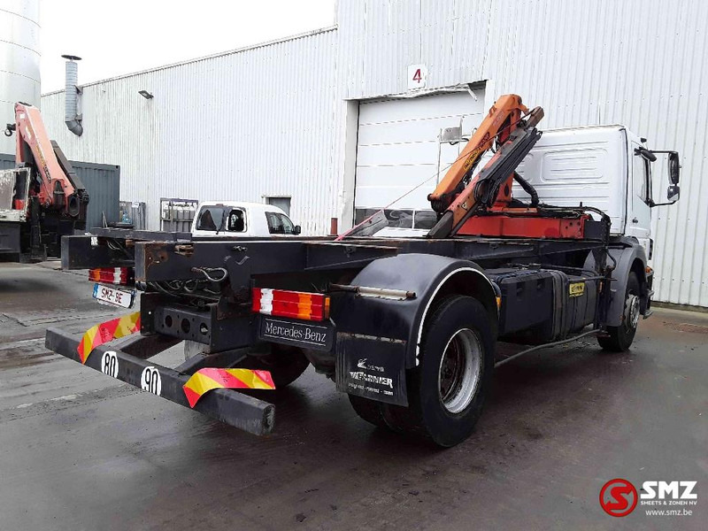 Dropside/ Flatbed truck, Crane truck Mercedes-Benz Axor 1823 Palfinger pk4501: picture 12