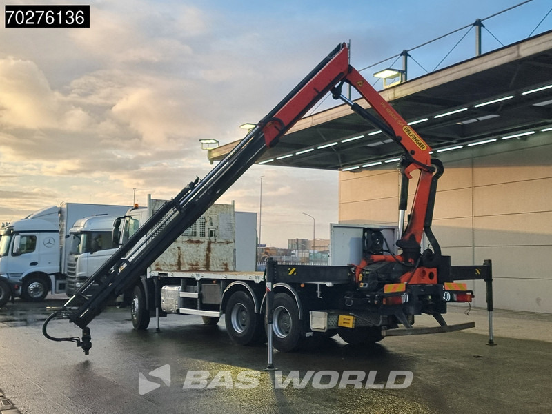 Dropside/ Flatbed truck, Crane truck Iveco Trakker 360 6X4 Palfinger PK 18502 SH D Kran Crane Big axle Euro 6: picture 8