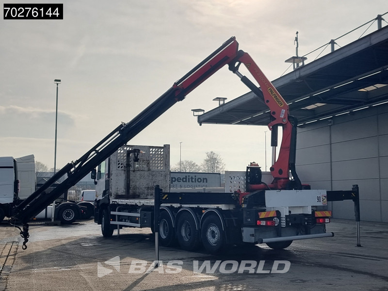 Dropside/ Flatbed truck, Crane truck Renault C 380 8X4 Palfinger PK 23001 EH Remote Lift+Lenkachse Euro 6: picture 6