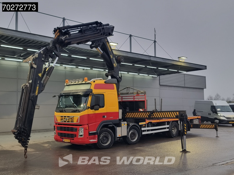 Dropside/ Flatbed truck, Crane truck Volvo FM 440 8X2 NL-Truck Palfinger PK74002 Kran + Jib + Winch Lift+Lenkachse Euro 5: picture 9