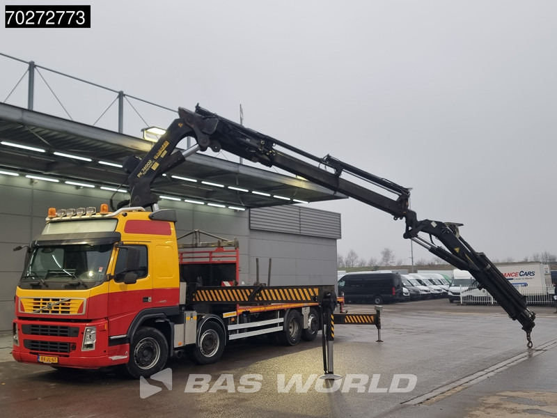 Dropside/ Flatbed truck, Crane truck Volvo FM 440 8X2 NL-Truck Palfinger PK74002 Kran + Jib + Winch Lift+Lenkachse Euro 5: picture 6