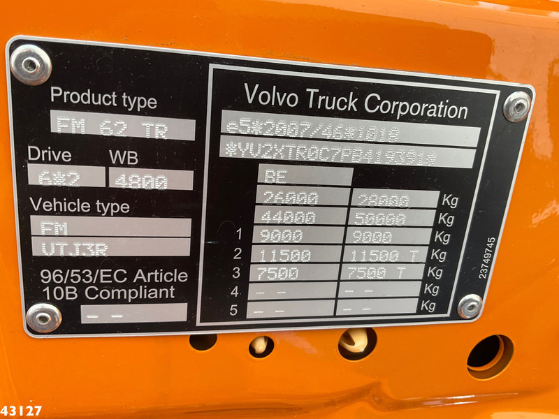 Volvo FM 430 VDL 21 Ton haakarmsysteem leasing Volvo FM 430 VDL 21 Ton haakarmsysteem: picture 18