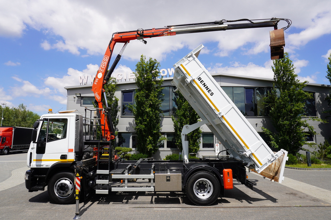 Tipper, Crane truck IVECO Eurocargo 160E22 EEV Dump truck / Bortmatic / Crane FASSI F95A.0.22: picture 13