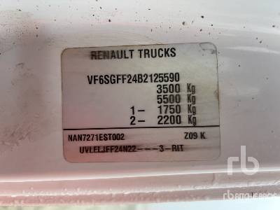 Truck mounted aerial platform RENAULT MAXITY 2011 Socage DA320 20 m on (Inop ...: picture 6