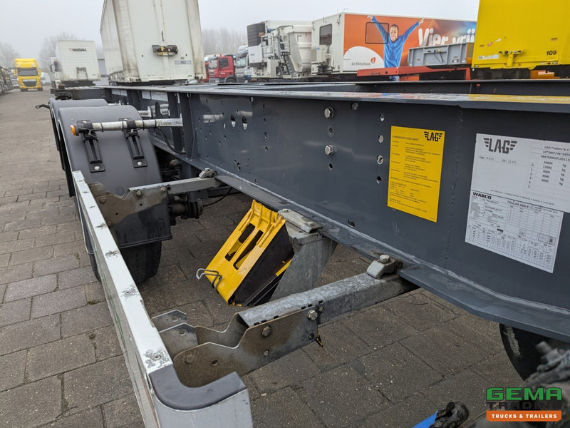 Container transporter/ Swap body semi-trailer LAG O-3-CC A7 3-Assen BPW - 20 30FT TANK/SWAP - 3580KG - ContainerChassis - ADR - Alcoa's - 07/2025APK: picture 9