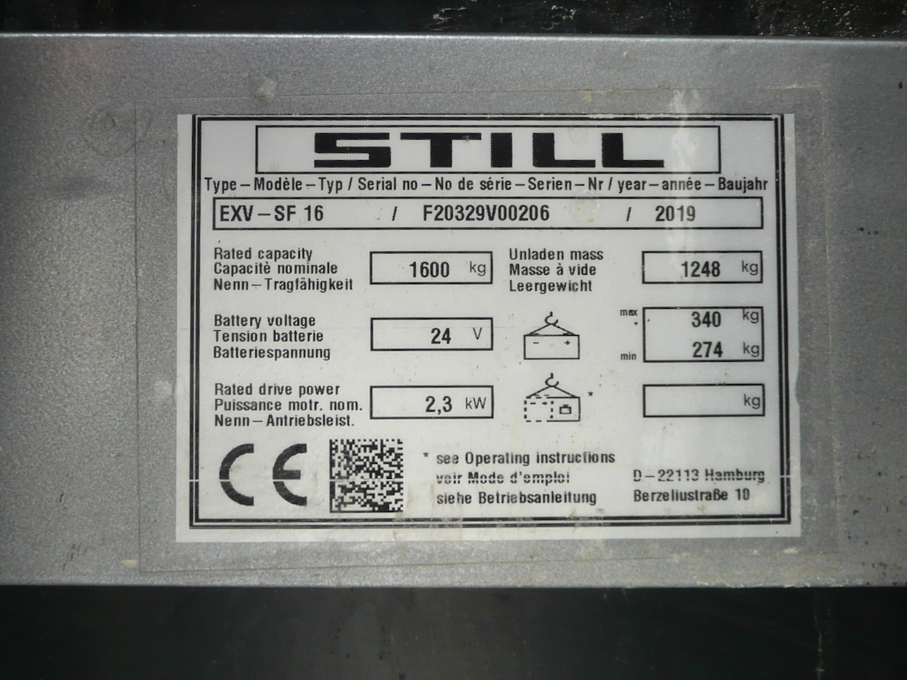 Stacker Still EXV-SF16: picture 8