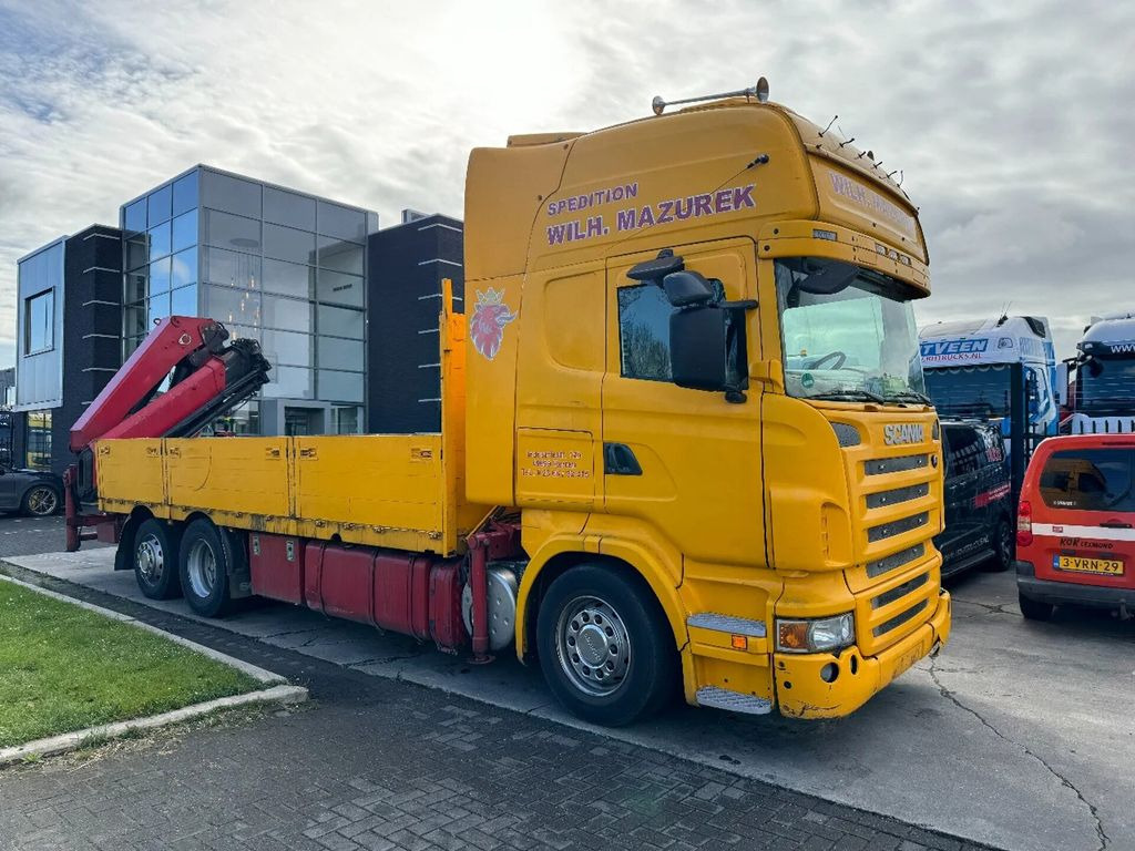 Dropside/ Flatbed truck, Crane truck Scania R500 V8 6X2 EURO 5 + HIAB 377EP-4XS + REMOTE CON: picture 12