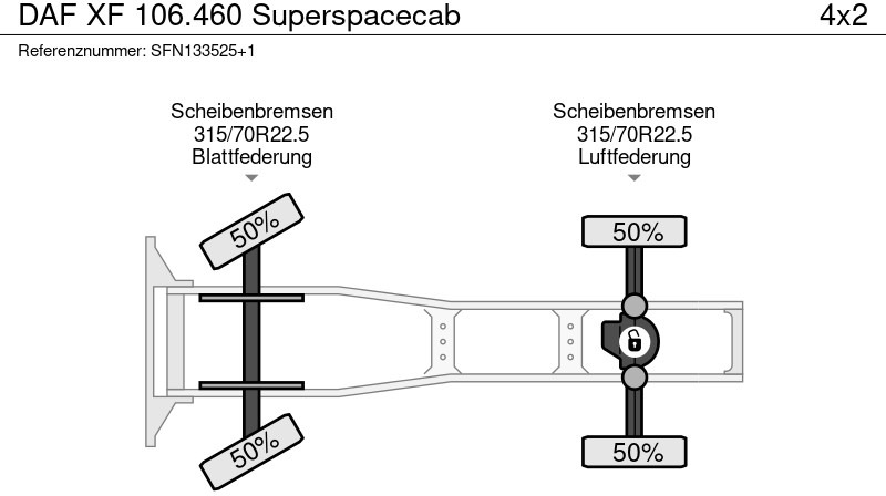 Tractor unit DAF XF 106.460 Superspacecab: picture 14