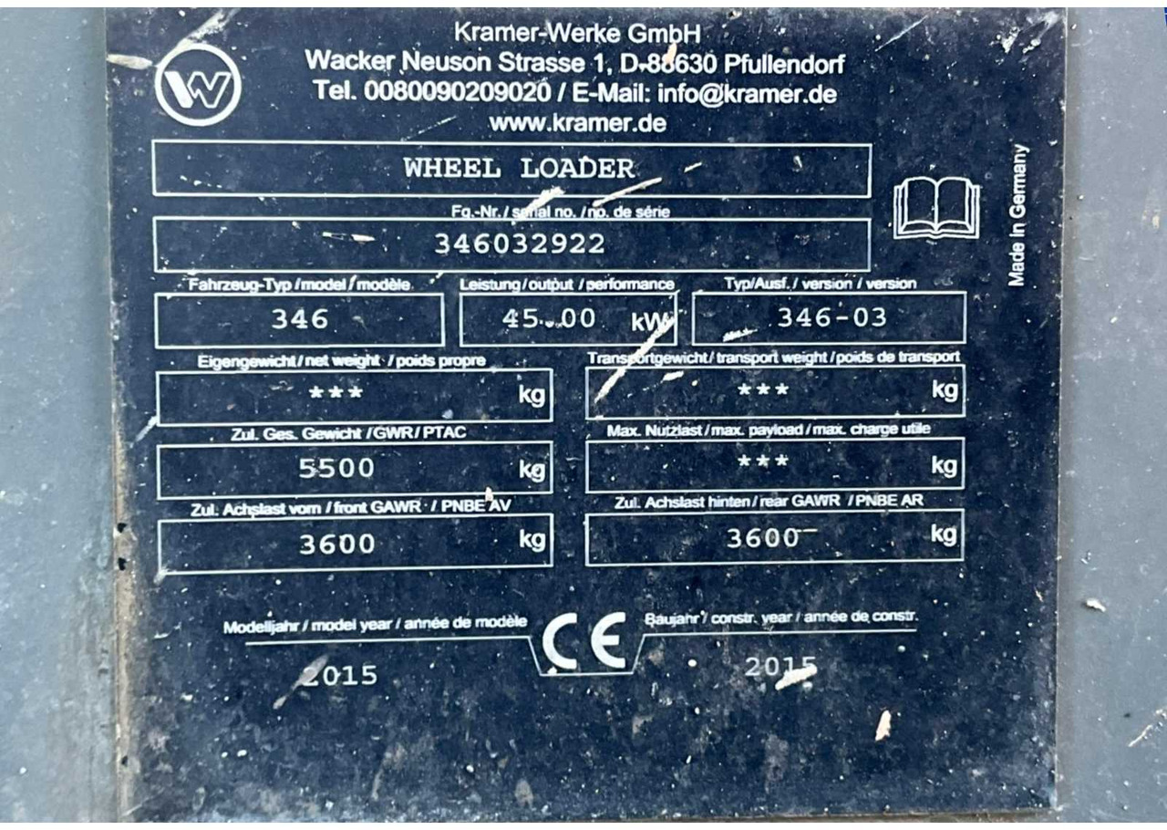 Wheel loader Kramer Allrad 346 - 750: picture 39