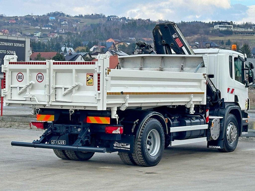 Crane truck, Tipper Scania P 280 * HIAB 122 B - 2 HIDUO + FUNK* TOPZUSTAND: picture 7