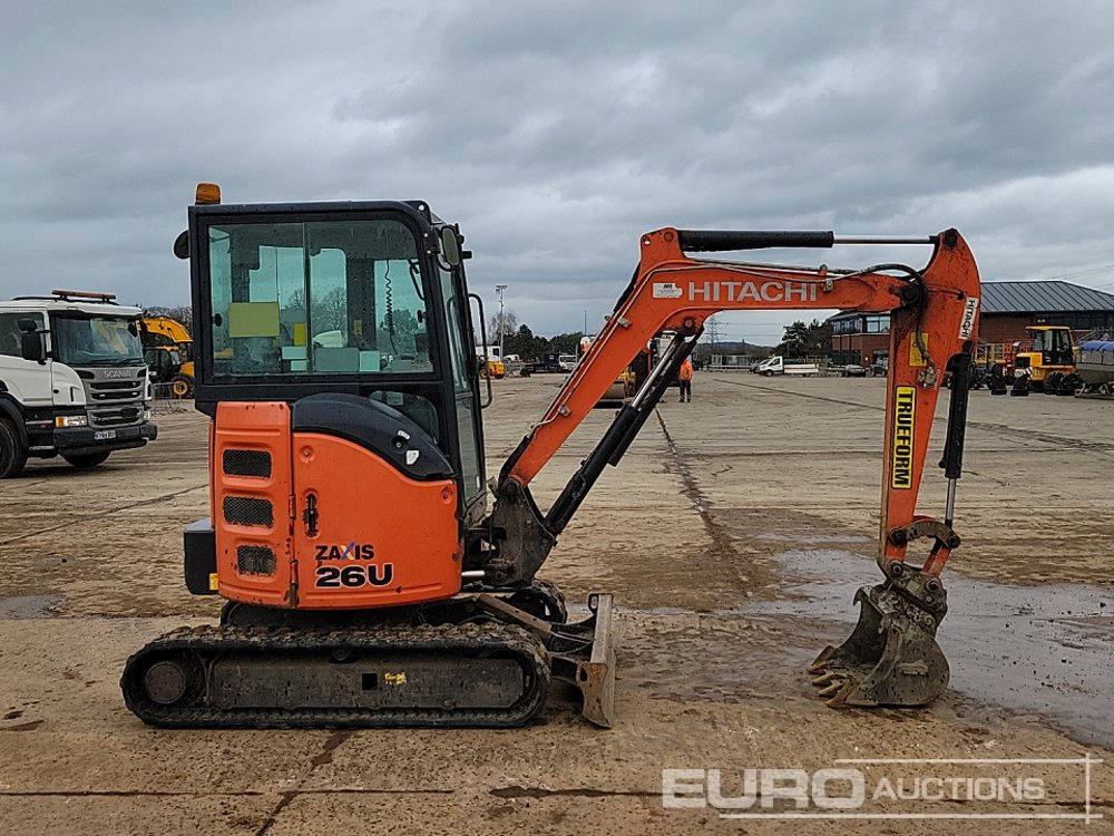 Mini excavator 2017 Hitachi ZX26U-5A CR: picture 6