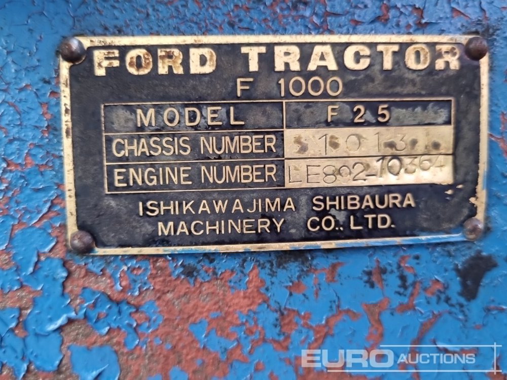 Farm tractor Ford 1000: picture 34